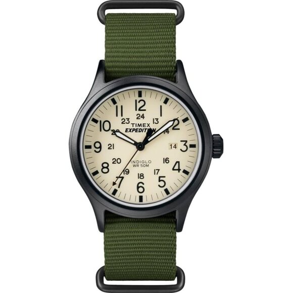 Men's Green/Natural/Black Expedition Scout 40mm Watch - Picture 1 of 4